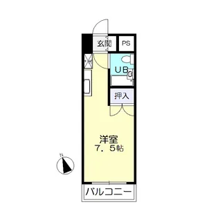 ニッセイスタジオ【3階】の間取り