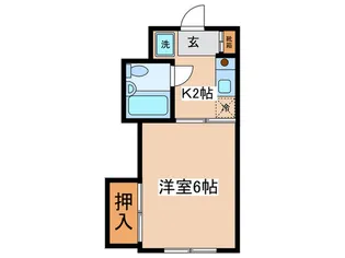 メ-ゾンタマ2【2階】の間取り