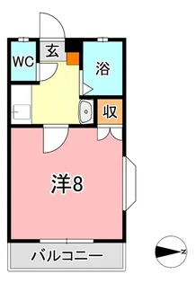 ガーデンヒルズ上東 I【2階】の間取り