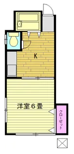 メゾン・ド・ユウ若宮【1階】の間取り