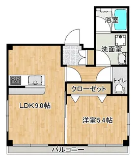 竹八ビル【4階】の間取り