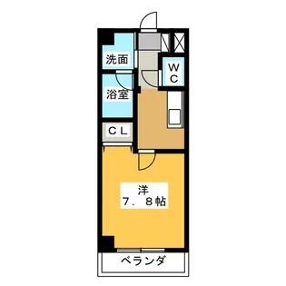 サンライズ栄【2階】の間取り