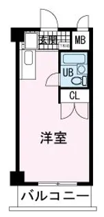 1Rの間取り画像