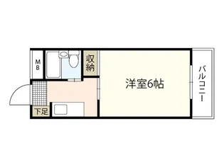 すばるU【3階】の間取り