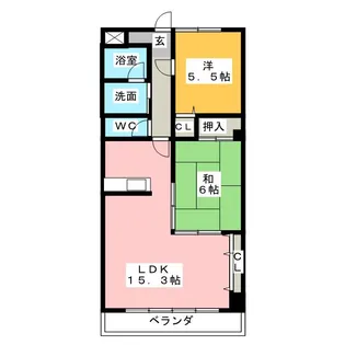 モンシェ・モア【1階】の間取り