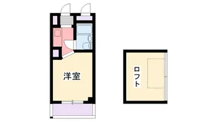 ハイツシャローム【6階】の間取り