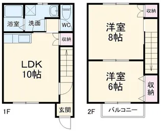 静岡県浜松市中央区有玉台3【一戸建】の間取り
