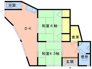 山口県下関市宮田町2【一戸建】の間取り