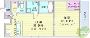 ティンクホーム【2階】の間取り
