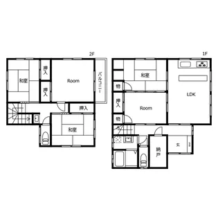 徳島県徳島市北矢三町4【一戸建】の間取り
