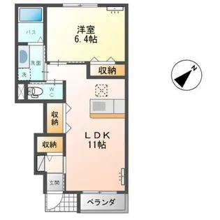 モアナマカナ【1階】の間取り