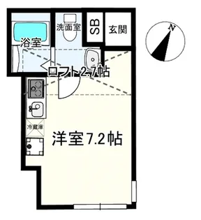 メティス【1階】の間取り