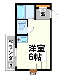 ハイツフィールドI【2階】の間取り