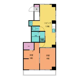 カディス6【3階】の間取り