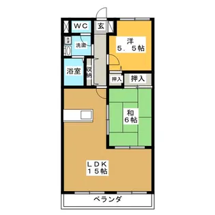 サニーコート【2階】の間取り