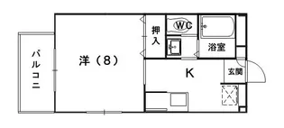 メゾンクロスオーバー【1階】の間取り