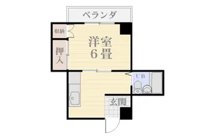 なるみビル【4階】の間取り