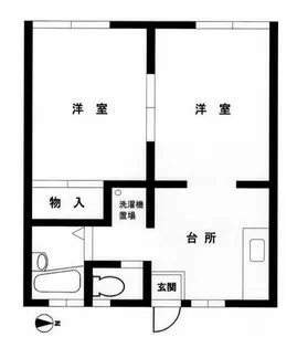ヴェルコリン【1階】の間取り