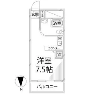 ラ・パルフェ・ド・アフェール【2階】の間取り