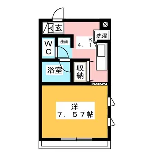 グランドキャニオン【2階】の間取り