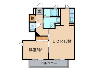 ソフィア【1階】の間取り