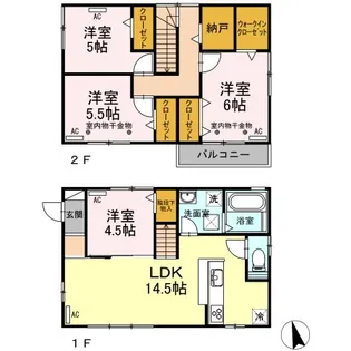 静岡県浜松市中央区曳馬3【一戸建】の間取り