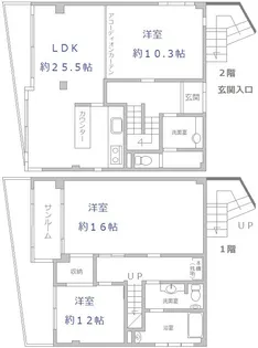 ビューテラス小日向の間取り