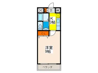 エリーな横川【5階】の間取り