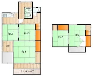 山口県下関市上田中町4【一戸建】の間取り