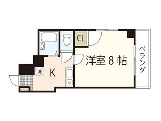 エンゼルハート【8階】の間取り