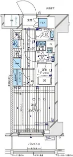 メインステージ横濱阪東橋【5階】の間取り