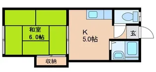 ハイツ壱栄【1階】の間取り