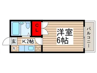 ハイム白樺【2階】の間取り