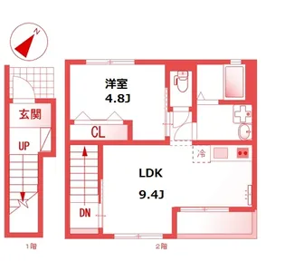 神奈川県横浜市港北区大倉山6【アパート】の間取り