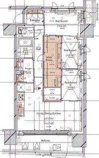 ブランシエスタ浅草蔵前【12階】の間取り