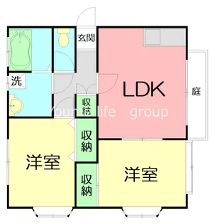 Kハイム参番館【1階】の間取り