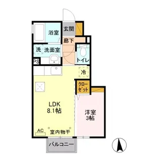 プラセール J【1階】の間取り