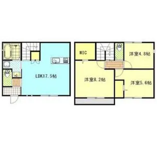 愛知県安城市篠目町4【一戸建】の間取り