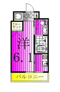 1Kの間取り画像