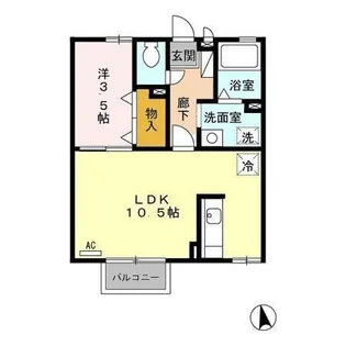 エストリル2【2階】の間取り