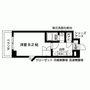 クレシアトモエ【4階】の間取り