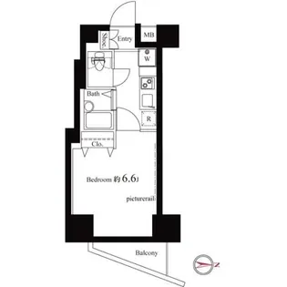 ヴェルト西大島グラーセ【10階】の間取り