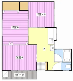静岡県磐田市二之宮【一戸建】の間取り