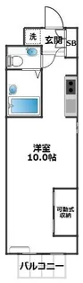 北沢スタディオス【1階】の間取り