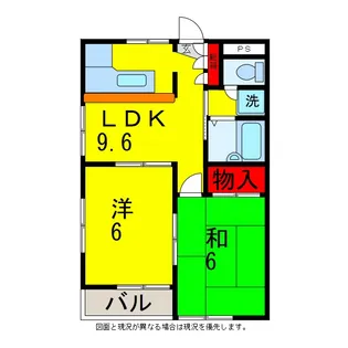パレススクウェアー【2階】の間取り