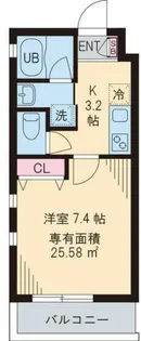 ル・アンジェ【1階】の間取り