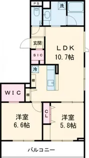 風香田園調布【4階】の間取り