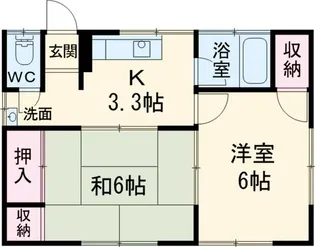 東京都立川市曙町1【一戸建】の間取り