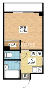 サンフル中園【2階】の間取り