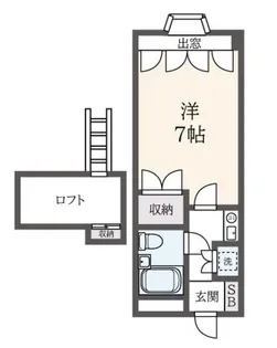 メイプルハウス【3階】の間取り